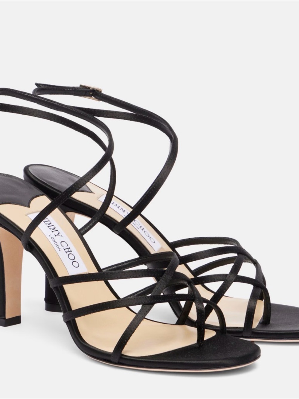 Jimmy Choo Archive Strappy 100 satin sandals